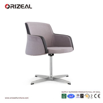 Orizeal Fabric Upholstered Swivel Armchair,Simple Reception Bar Chair (OZ-OSF013)